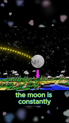 The Moon is always falling toward Earth, but its sideways speed keeps it in orbit — a perfect balance of gravity and motion. #MoonFacts #Space #NASA #Astronomy #Universe #Cosmos #ScienceReels #Orbit | Astro Tech