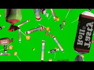 green screen candy falling (chocolate) HD fx effect that MUST WATCH by everyone.