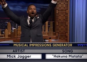 Watch Jamie Foxx Get Really, Really Into His Mick Jagger Impression on The Tonight Show