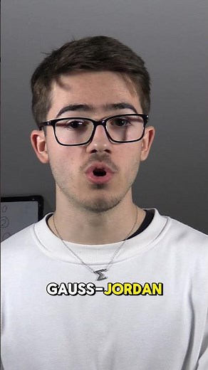 Calcular la Matriz Inversa - Método de Gauss-Jordan #matematicasebau