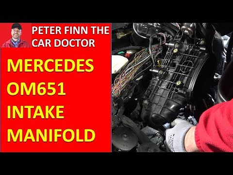 Mercedes OM651 engine INTAKE MANIFOLD BACK. Years 2008 to 2022