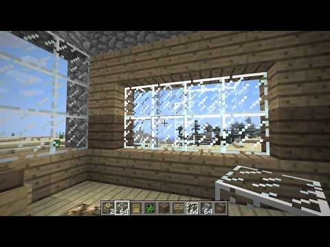 how to make glass invisible in minecraft!