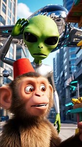 "Monkey Outsmarts Alien: Abduction Fail!