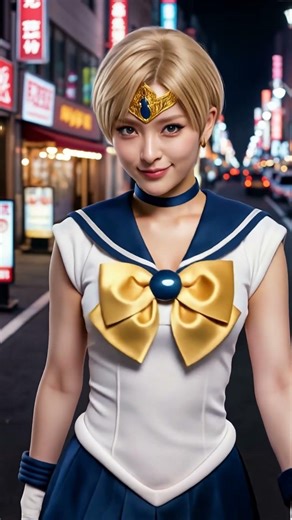 Real Life Sailor Uranus in Tokyo! 🌙✨ セーラーウラヌス #SailorMoon #Cosplay