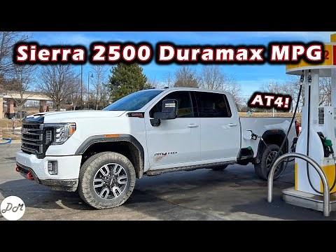 2022 GMC Sierra 2500 Duramax Diesel – MPG Test | Real-world Highway Range & Fuel Economy