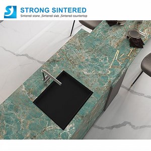 [Hot Item] China Polished/Matt Green Percelain/Sintered Slabs for Bathroom Vanity/ Benchtop/Wall/Flooring with Solid Surface
