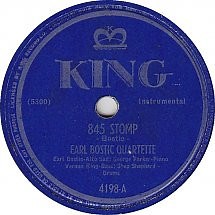 Earl Bostic Quartet - 845 Stomp / Earl's Rumboogie