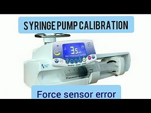 How to calibrate syringepump | Force sensor calibration#medicine #technology #medicalstudent
