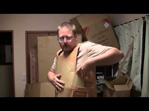 Making a Cardboard Gladiator Costume: Breastplate