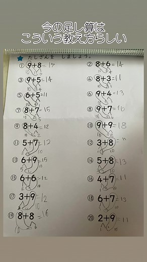 小学校1年生の算数：さくらんぼ計算のやり方