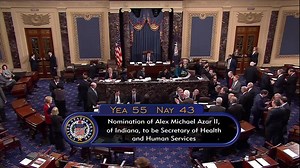 Trump's new health chief takes over battered agency