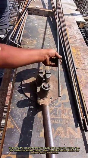 This Rebar Bending Tool Is a Game-Changer (Fast & Precise Construction Hack!)