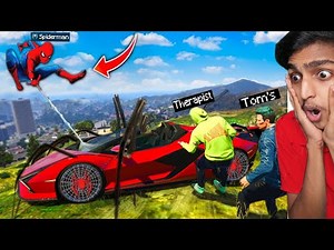 GTA 5 RP : I Stole SPIDERMAN'S Car FROM SPIDERMAN !! MALAYALAM