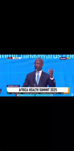 Rt. Hon. Thomas Tayebwa : Africa we spend $14 billion importing medicine from abroad. #AfricaHealthSummit #TayariWestUpdates | Tayari West TV