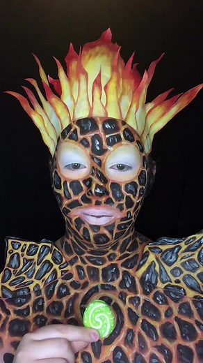 TE KA 🔥 #vaiana #moana #teka #tekacosplay #tekamakeup #disney #disneyfan #pixar