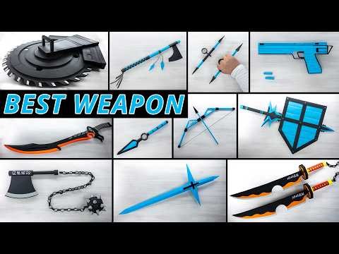 10+ Epic Paper WEAPONS in One TRAILER