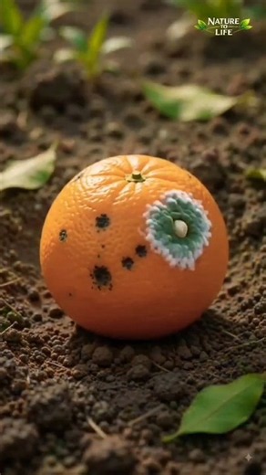 ✨Orange Life Cycle 🍊 | Seed to Fruit | 4K Nature Time Lapse #Shorts🌿🍊🍊🌹🌺🩷