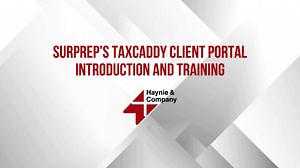 SurePrep's TaxCaddy Training