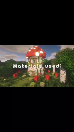 Mushroom House Minecraft Building Tutorial