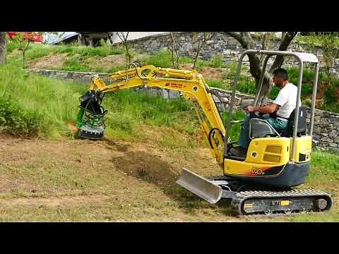 OMEF MOW Mini Mower Attachment for Excavators and Mini Loaders