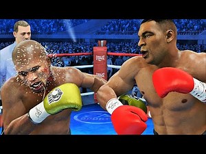Brutal KO💥🤯| Mike Tyson vs Floyd Mayweather Full Fight - Fight Night Champion Simulation