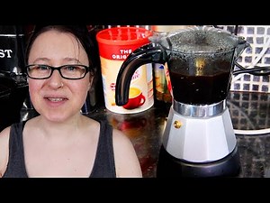 My new ELECTRIC COFFEE POT - MOKA DE LONGHI EMKM4 TZ.2/4 ALICIA includes instructions and review