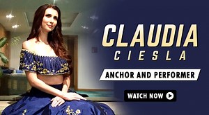 Vivacious performer & a gorgeous anchor.💃🏻💞🙌🏻 Watch the video & know how multi-talented our power girl Claudia Ciesla is! | Yuvraj Entertainment