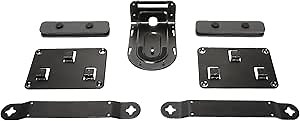 Video/Rally Mounting Kit, Mounting Bracket Compatible with Logi Rally and Rally Plus for Speaker, Camera, Table Hub, and Display Hub (Part Number: 939-001644)
