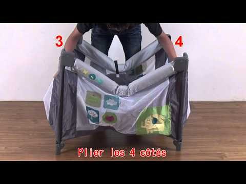 Parc bébé pliant, 4 cotés filet, sac de transport inclus. Sélection bebeachat.com