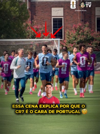 Cristiano Ronaldo puxa treino de Portugal: líder nato e respeitado