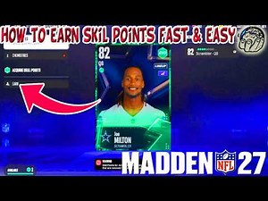 Madden 27 - THE FASTEST & BEST Way To Earn FREE Skill Points! Madden 27 Ultimate Team
