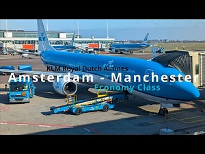 KLM | Economy Comfort | Boeing 737-900 | Amsterdam - Manchester | *full flight*