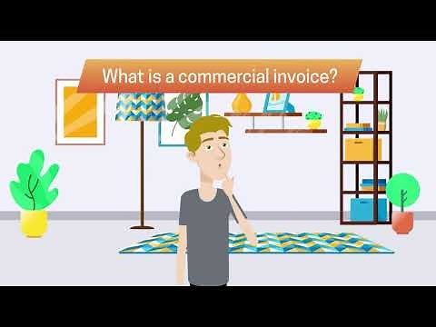 What is a commercial invoice?