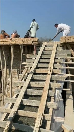How to make concrete stairs with a lantern Construction Work
