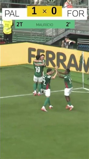 MAURÍCIO FAZ PALMEIRAS 1 X 0 FORTALEZA NO JOGO DE IDA DAS OITAVAS DA COPA DO BRASIL