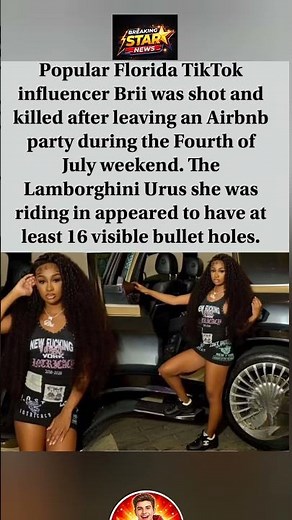 Florida influencer DreamDoll Brii killed in Lamborghini drive-by at 21 😢💔