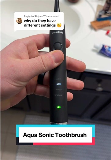 Replying to @Stripes67 #toothbrush #electrictoothbrush #aquasonic #oralhealth #TikTokShopCreatorPicks