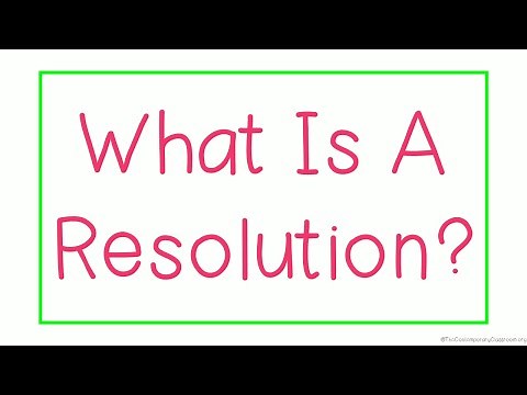 Story Elements: Resolution