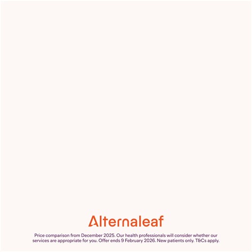 Start by your putting health first this year with 70% off your initial consult. | Alternaleaf