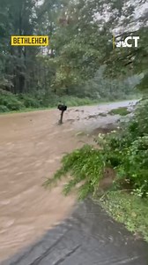 There are flash flooding warnings issued for parts of Connecticut as storms dump heavy rain in several towns. This is in Bethlehem. Let us know what you are seeing where you are http://nbcct.co/phoAcM6 | NBC Connecticut