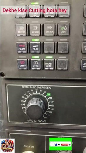 HMC Machine Cutting Process 🔥 #Shorts