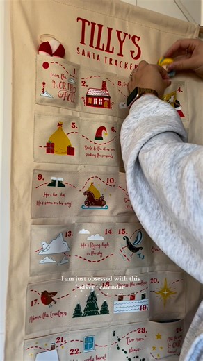 20K views |  Personalised Santa Tracker Advent Calendar – Make...