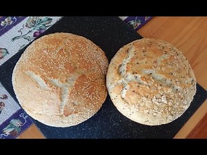 How to Garnish & Baste No-Knead Bread using “Hands-Free” Technique