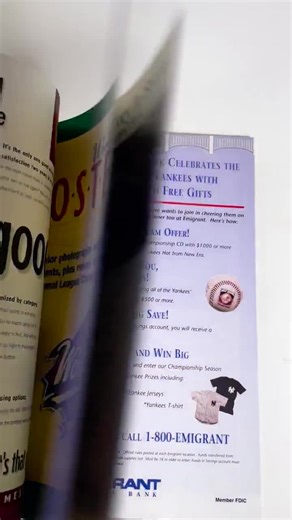 1998 NY Yankees World Series Wool Cap & Program - Etsy