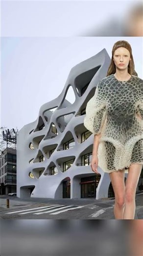 Fashion inspired by Architecture FIA🤩🤩 #architecture #fashion #shorts