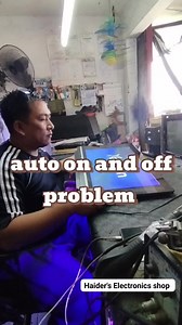 Automatic on and off problem, fixed by Haider's Electronics Repair Shop and haider motovlog #repair | Haider Alcantara