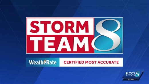 KCCI's Storm Team 8 certified as Central Iowa's most accurate forecast