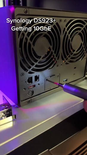 Post-Thanksgiving Lab Work: Testing 10GbE Card in Synology DS923 with 22TB WD Gold HDDs