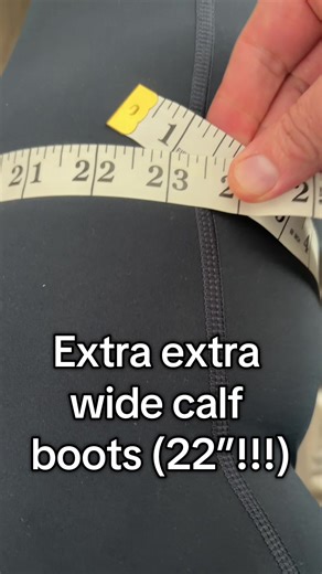 Finally, a pair of boots that fit over my 22 inch calves! These boots are wide calf wide ankle and wide foot friendly. I am wearing an 11 W and I find these shoes super comfortable! #BFCM #tiktokshopblackfriday #tiktokshopcybermonday #tiktokshopcreatorpicks #widecalfboots @Luoika