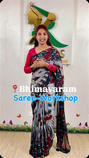 Padmaja M on Instagram: "🥻One Day Saree Workshop ✨ Bhimavaram Are You Ready For One Day Saree Workshop? What All You Will Learn In One Day? ✅Measuring Techniques ✅Pre Pleating ✅Ironing Techniques ✅Box Folding ✅ Saree Draping ✅Tools Knowledge ✅Client Handing Skills ✅Social Media Marketing ✅Self Draping Skills ✅Different Style Of Saree Draping ✅Hands On Practice ✅Recorded Video Of Box Folding Also Lunch and Refreshments For All The Students For Registrations Plz 📞 8790257566/8885935566 #raavisma
